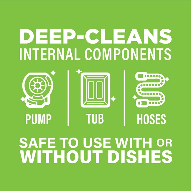 Alt view image 4 of 5 - Affresh Dishwasher Cleaner, Mess-Free Deep-Cleaning Tablet, 6 Month Supply