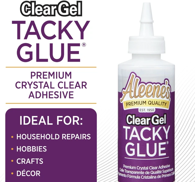 Alt view image 5 of 6 - Aleene's Clear Gel Tacky Glue, Dries Clear, 4 fl oz
