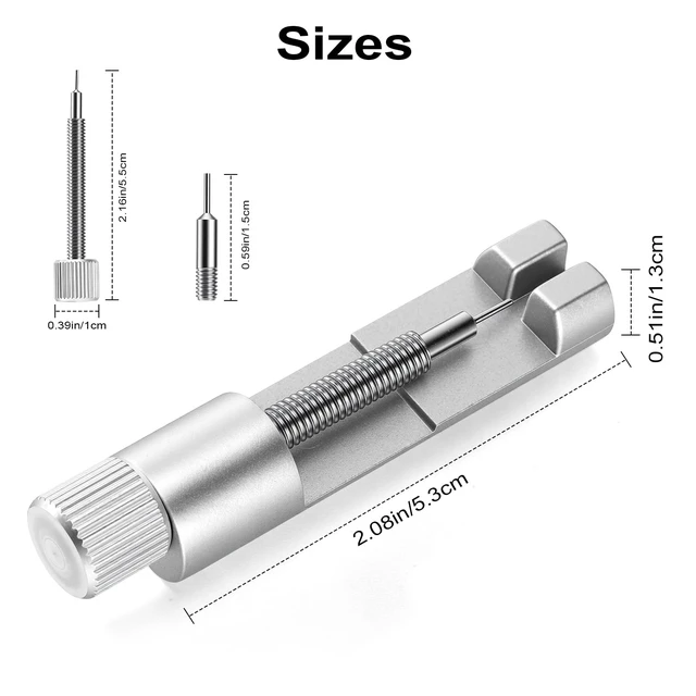 Alt view image 6 of 7 - Xipum Watch Link Removal kit, Watch Band Adjuster and Pin Remover