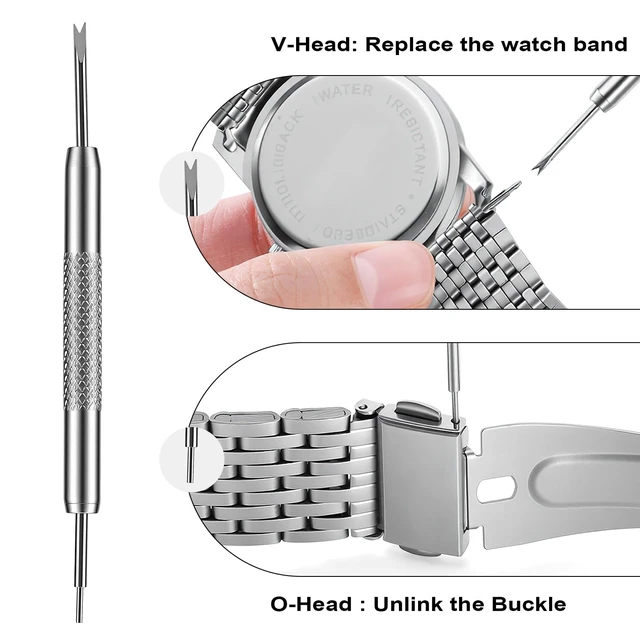 Alt view image 3 of 7 - Xipum Watch Link Removal kit, Watch Band Adjuster and Pin Remover