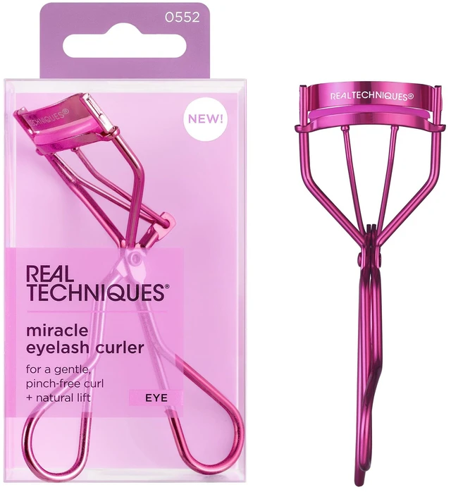 Main image of Real Techniques Miracle Eyelash Curler, Lash Tool for Mascara, Pink