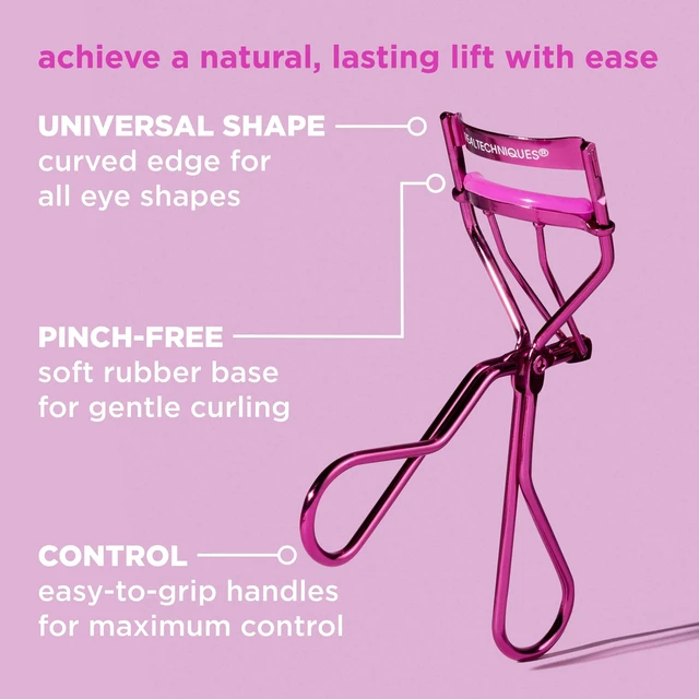 Alt view image 3 of 6 - Real Techniques Miracle Eyelash Curler, Lash Tool for Mascara, Pink