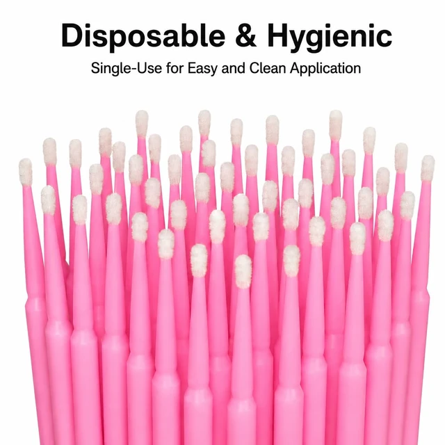 Alt view image 3 of 6 - G2PLUS Micro Cotton Swabs 500PCS Disposable Eyelash Extension Applicators