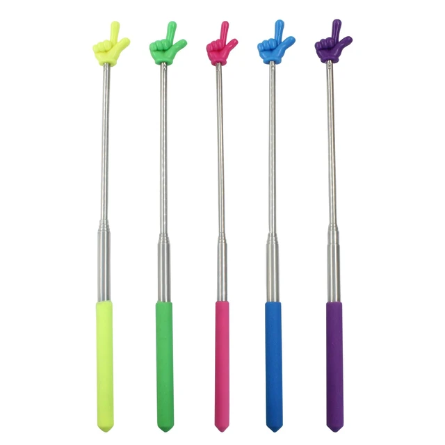Main image of 5 Pcs Retractable Teacher Pointer, Extendable Finger Pointer