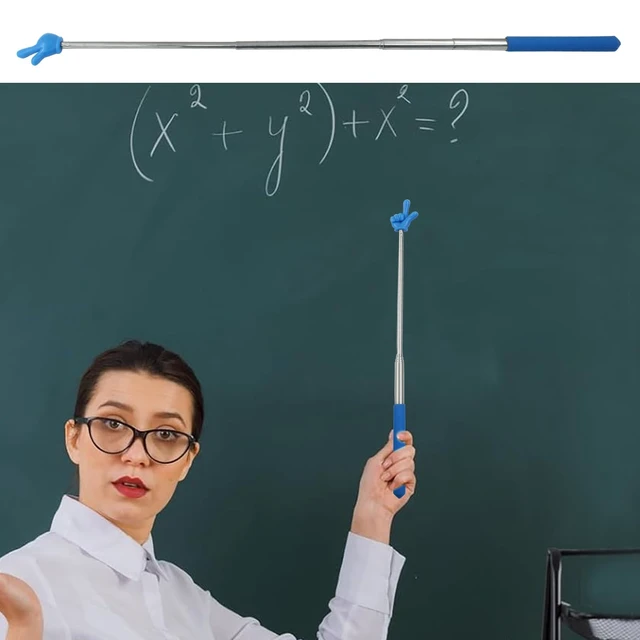 Alt view image 4 of 5 - 5 Pcs Retractable Teacher Pointer, Extendable Finger Pointer