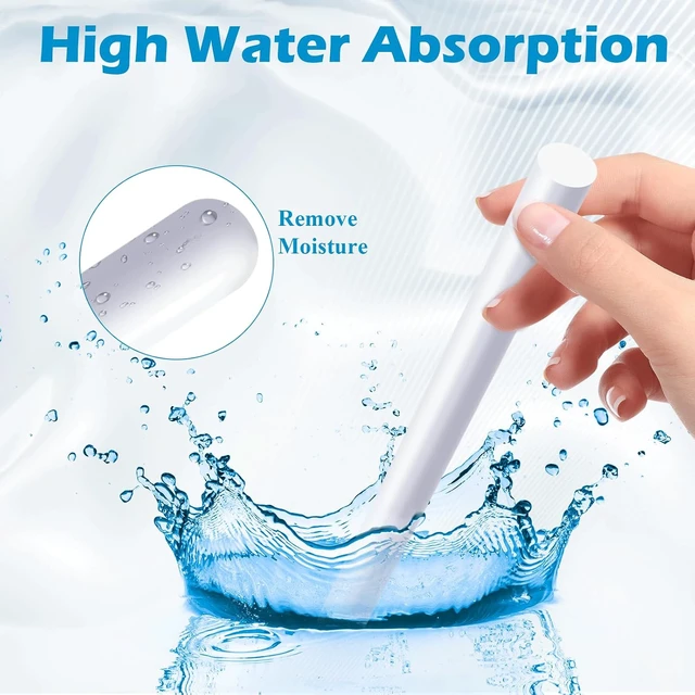 Alt view image 2 of 6 - Drying Rod Stick for Toys, Reusable Diatom Desiccant & Deodorizer with Quick Drying Water Absorption, Durable Moisture-Proof Dehumidifier for Bathroom, Closet and Multi-Purpose Humidity Control