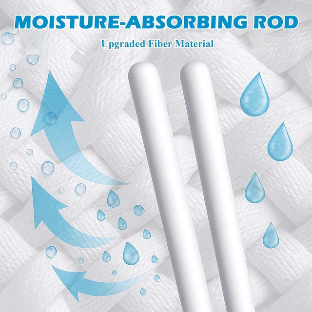 Alt view image 4 of 6 - Drying Rod Stick for Toys, Reusable Diatom Desiccant & Deodorizer with Quick Drying Water Absorption, Durable Moisture-Proof Dehumidifier for Bathroom, Closet and Multi-Purpose Humidity Control