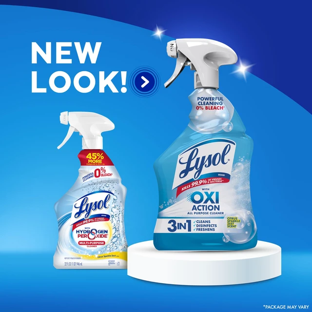 Alt view image 2 of 7 - Lysol All Purpose Cleaner Spray, OXI Action, 0% Bleach, Disinfectant, 32 oz