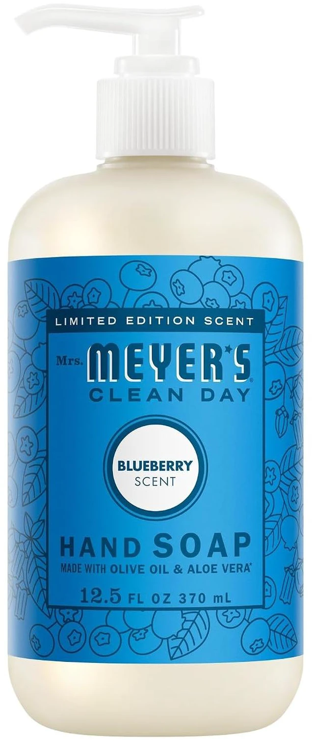 Main image of MRS. MEYER'S CLEAN DAY Hand Soap, Blueberry Scent, 12.5 Fl Oz Bottle