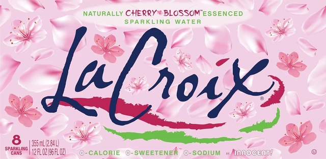 Alt view image 3 of 5 - La Croix Sparkling Water, Cherry Blossom, 12 Fl Oz (pack of 8)