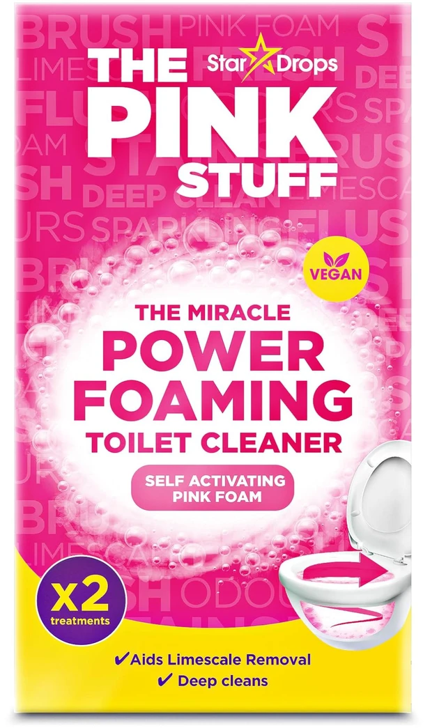 Main image of Stardrops The Pink Stuff Miracle Foaming Toilet Powder, 7 Oz