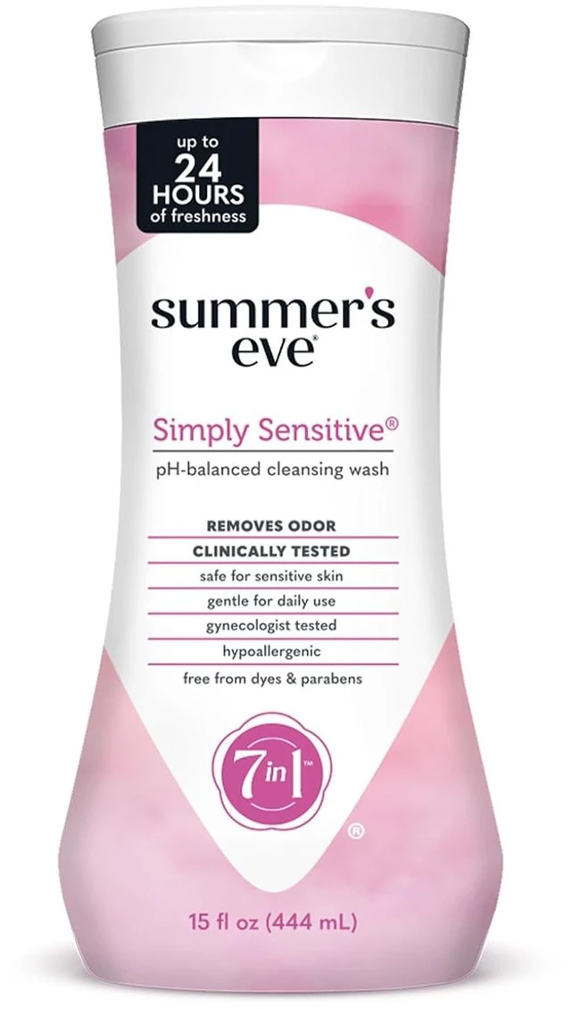 Main image of Summer's Eve All-Over Daily Feminine Wash, Simply Sensitive, 15 Fl Oz