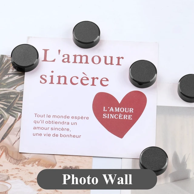 Alt view image 7 of 7 - 10 Pack Strong Fridge Magnets Heavy Duty, Small Round for Whiteboard