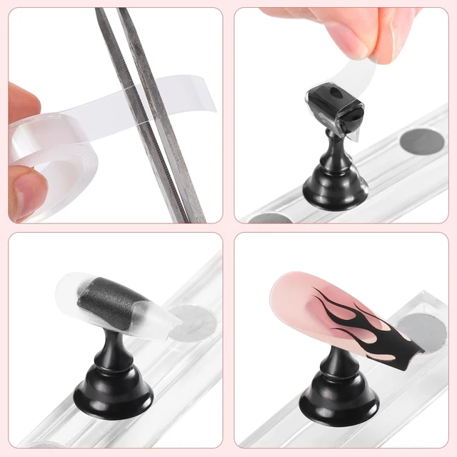 Alt view image 4 of 7 - Nail Stand Magnetic Nail Holder for Painting Nails Nail Stands for Press-On