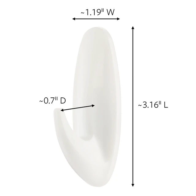 Alt view image 3 of 6 - Command Medium Designer Hooks, 2 Hooks, 4 Strips