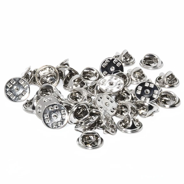 Alt view image 3 of 5 - Lock Pin Backs for Lapel Pins, 50 Pack