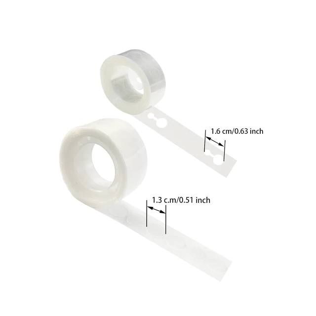 Alt view image 3 of 6 - HANWER Balloon Arch Kit, 4 Rolls Balloon Tape and 4 Rolls Glue Points Dots for Decorating Garland, Balloon Arch Strip for Party Wedding Birthday Decorations