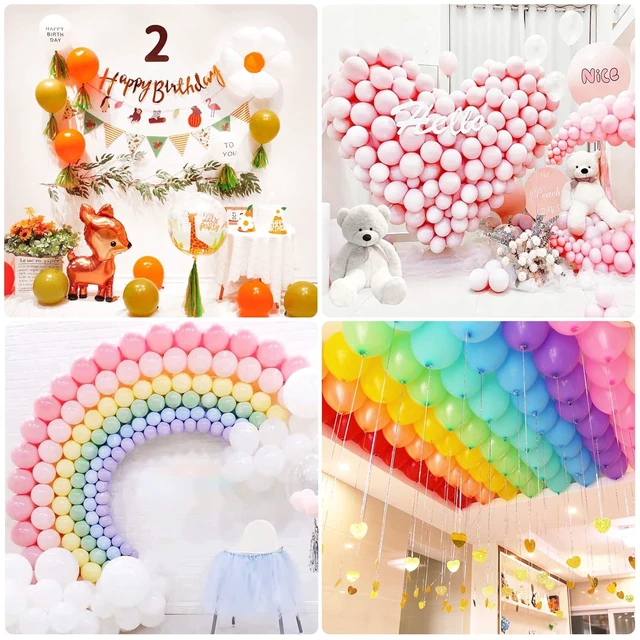 Alt view image 6 of 6 - HANWER Balloon Arch Kit, 4 Rolls Balloon Tape and 4 Rolls Glue Points Dots for Decorating Garland, Balloon Arch Strip for Party Wedding Birthday Decorations
