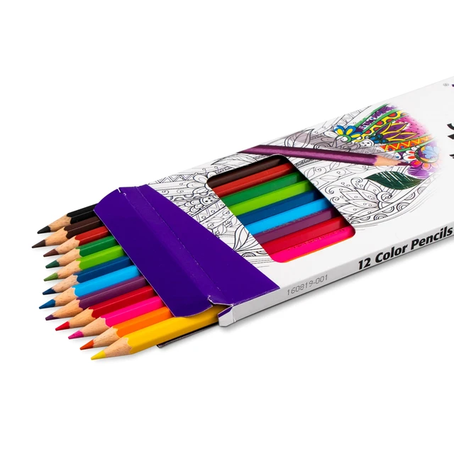 Alt view image 5 of 6 - Pentel Arts Colored Pencils, Assorted Colors, Set of 12 (CB8-12)