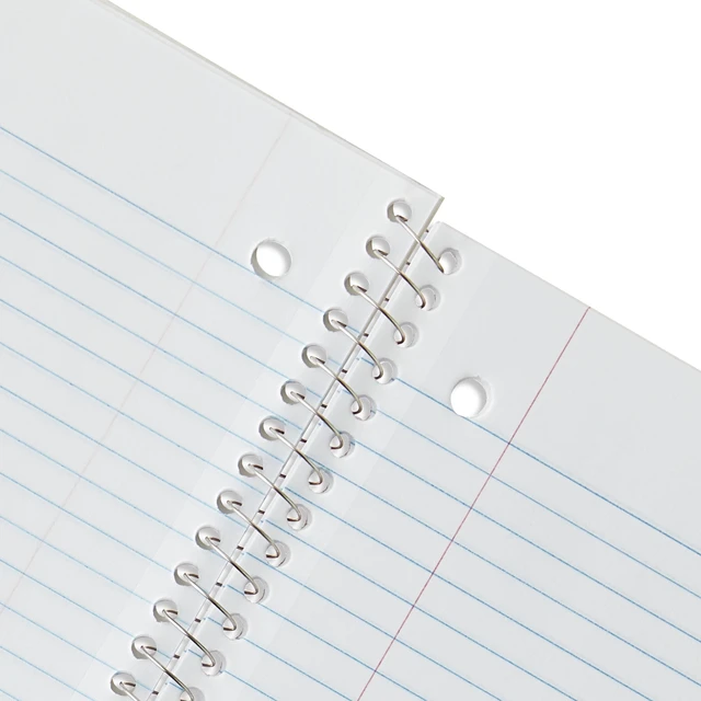 Alt view image 2 of 5 - Pen+Gear 1-Subject Spiral Notebook, College Ruled, 8 in x 10.5 in, Blue, 70 Sheets