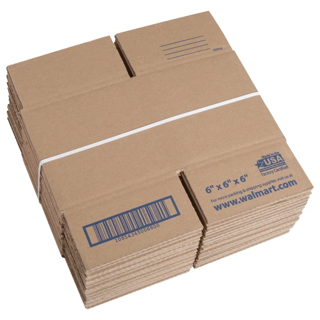 Alt view image 5 of 5 - Pen+Gear Recycled Shipping Boxes, 6 in. L x 6 in. W x 6 in. H, 30-Count
