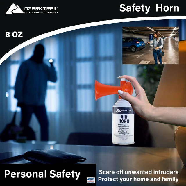 Alt view image 4 of 6 - Ozark Trail Marine Safety Air Horn, 8 oz