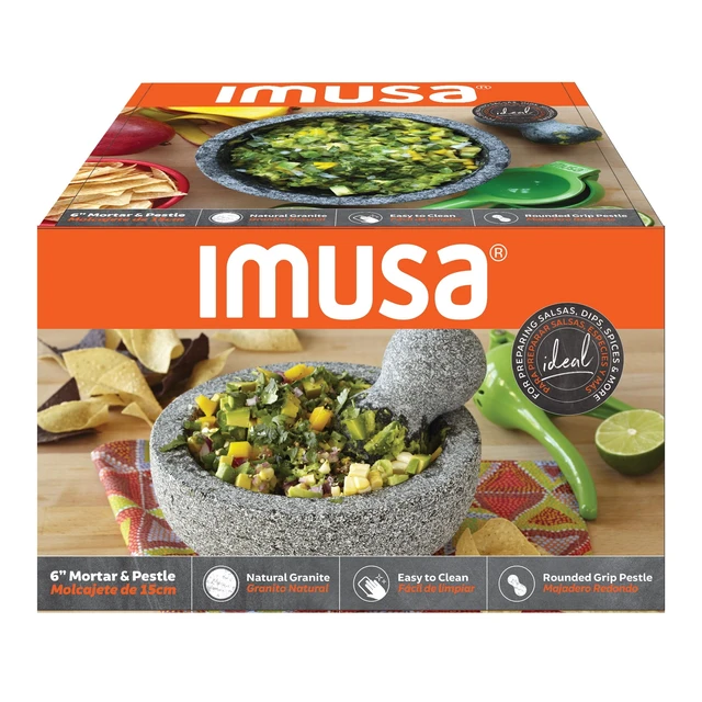 Alt view image 3 of 5 - IMUSA 6in Granite Molcajete