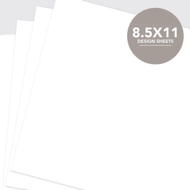 Alt view image 5 of 6 - Roobee by Mara-Mi White Cardstock Craft Paper, 8.5" x 11" 200 GSM, 50 Count New