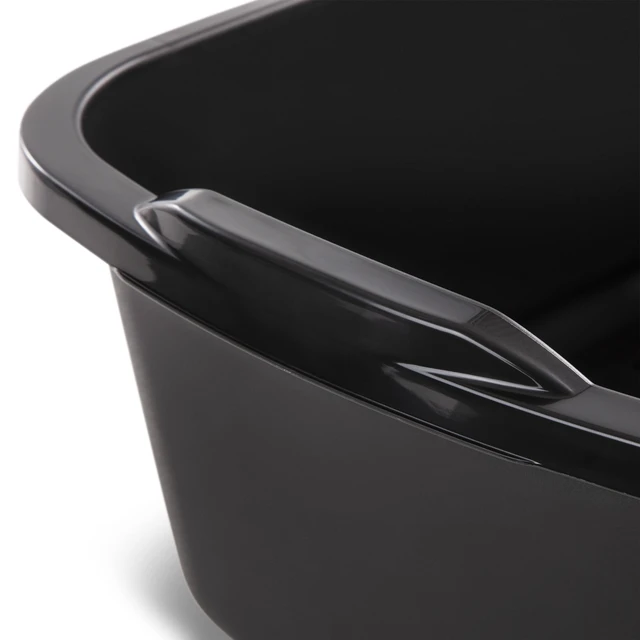Alt view image 2 of 6 - Sterilite 18 Qt. Dishpan, Multi-Purpose Plastic Wash Tub, Kitchen, Sink, Black