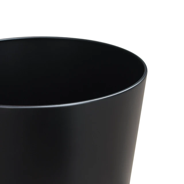 Alt view image 3 of 6 - Mainstays Metal Waste Basket, Black