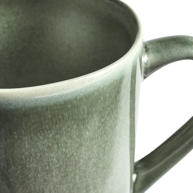Alt view image 2 of 5 - Better Homes & Gardens Brooks Stoneware Mug, Green, 14.2 oz