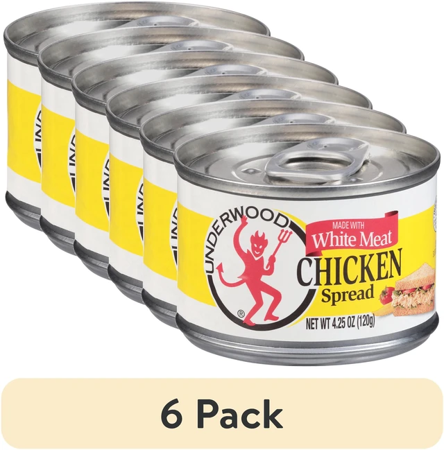 Main image of (6 pack) Underwood White Meat Chicken Spread, 4.25 oz Can