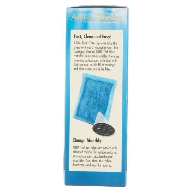 Alt view image 4 of 7 - Aqua-Tech EZ-Change Aquarium Filter Cartridge for 10-20G Filters, 3pk