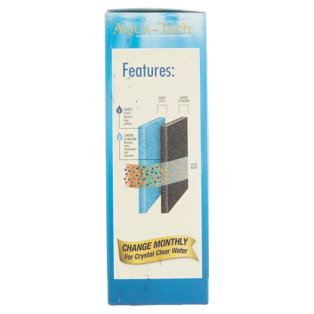 Alt view image 6 of 7 - Aqua-Tech EZ-Change Aquarium Filter Cartridge for 10-20G Filters, 3pk