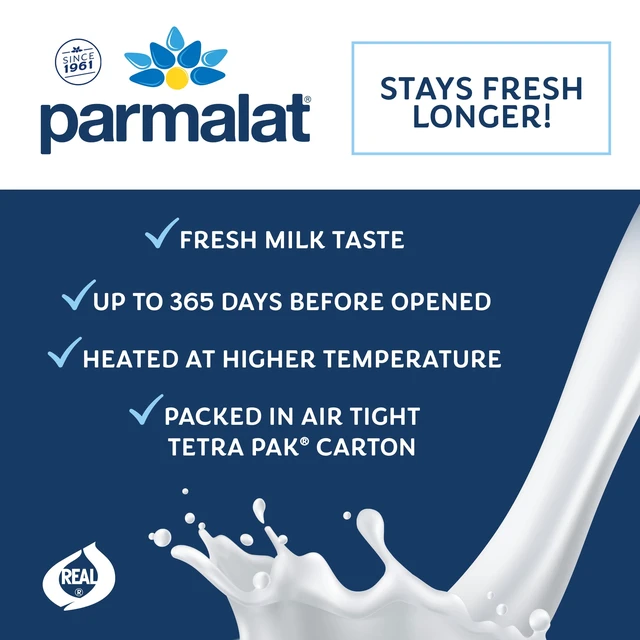Alt view image 3 of 6 - (4 pack) Parmalat Whole Milk, 32 fl oz (Shelf-Stable)