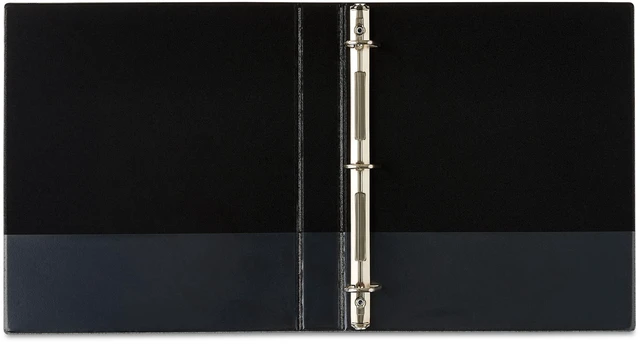 Alt view image 3 of 6 - Pen+Gear 1 in Durable 3-Ring D-Ring Binder, Black, 6 Pack