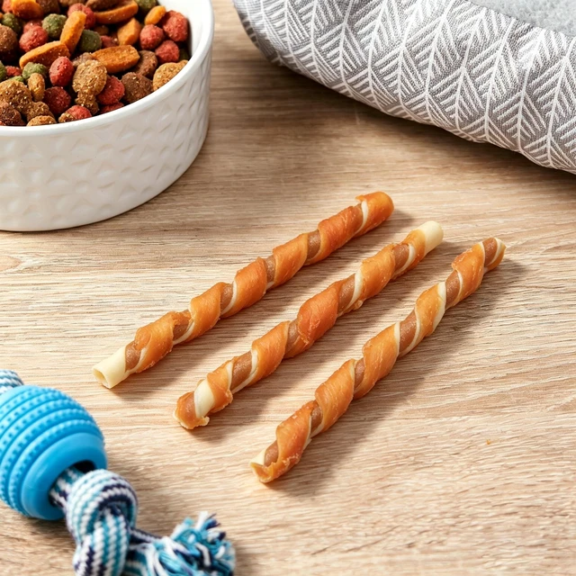 Alt view image 4 of 5 - Ol' Roy Rawhide Free Twist Sticks with Chicken Dog Treats, 16 oz, 50 Count