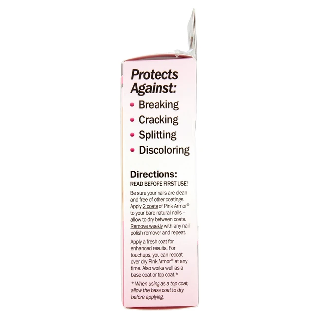 Alt view image 7 of 7 - Pink Armor Nail Gel Polish, Strengthening Nail Polish , 0.5 fl oz