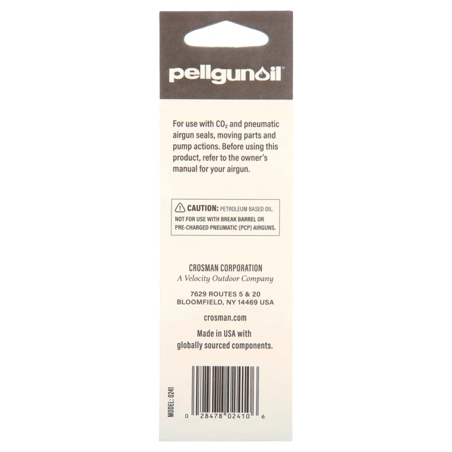 Alt view image 6 of 6 - Crosman Maintenance Pellgun Oil for Pneumatic and CO2 Airguns, Rust Resistant 0241. Gunsmithing Tools & Accessories.
