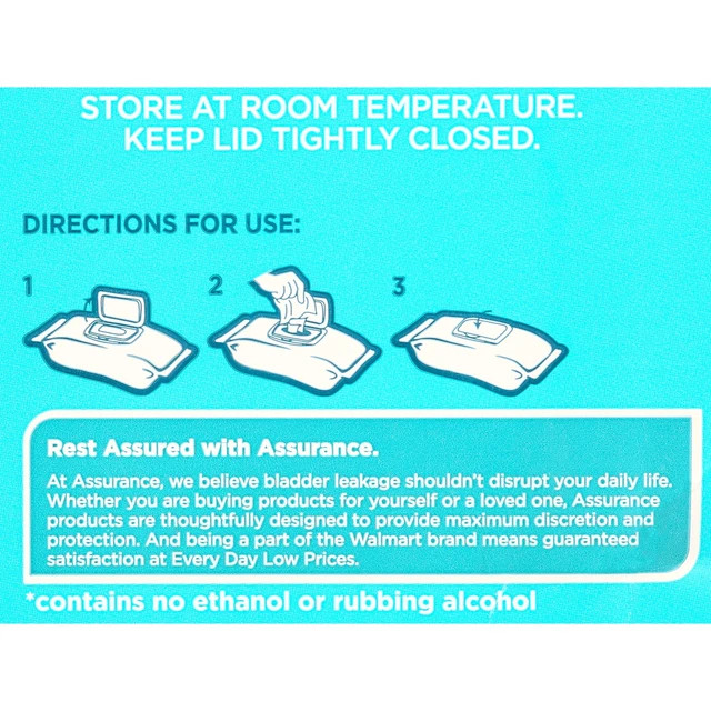 Alt view image 2 of 6 - Assurance Disposable and Pre-Moistened Premium Extra Large Washcloths for Adults, 192 Count