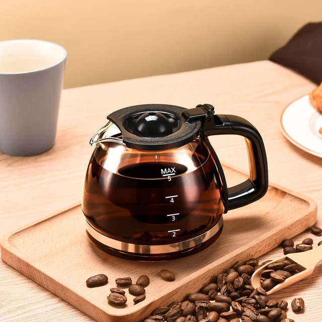 Alt view image 4 of 6 - Mainstays 5-Cup Replacement Carafe for Coffee Makers, Plastic & Glass