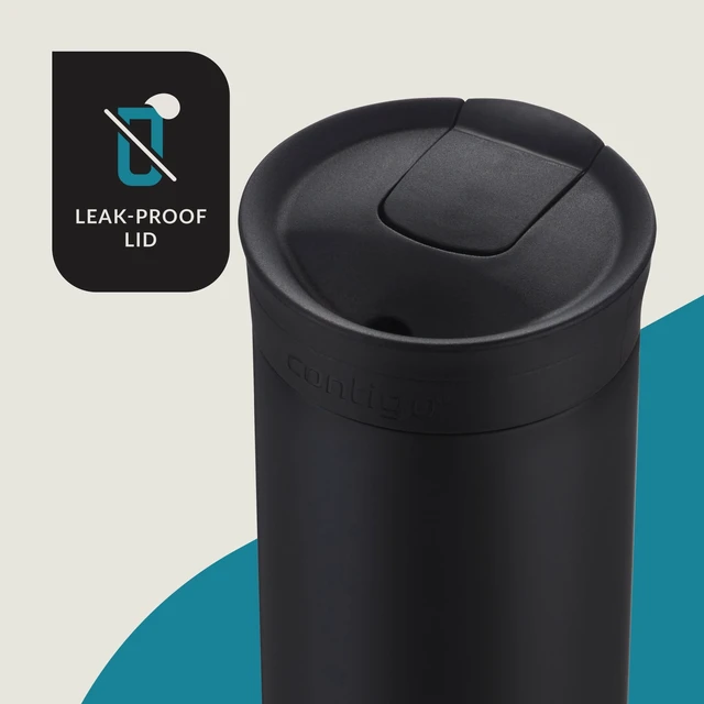 Alt view image 2 of 5 - Contigo 16 oz. Huron 2.0 SnapSeal Stainless Steel Travel Mug - Licorice