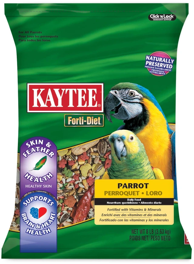 Main image of Kaytee Forti-Diet Parrot Food, 8 Pounds