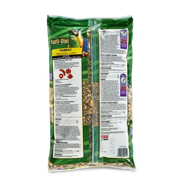 Alt view image 5 of 6 - Kaytee Forti-Diet Parrot Food, 8 Pounds