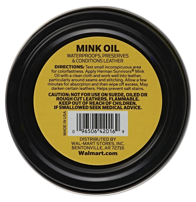 Alt view image 2 of 3 - Herman Survivors Mink Oil