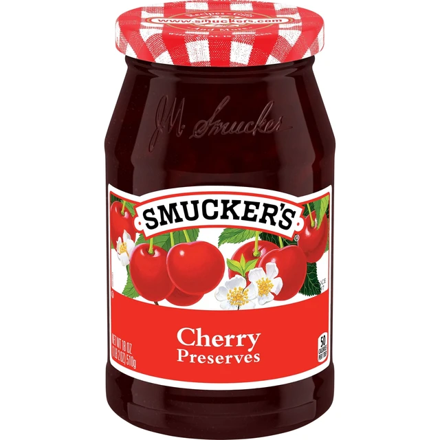 Alt view image 2 of 5 - (4 pack) Smucker's Cherry Preserves, 18 oz