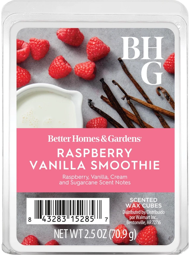 Alt view image 6 of 6 - (3 pack) Raspberry Vanilla Smoothie Scented Wax Melts, Better Homes & Gardens, 2.5 oz (1-Pack)