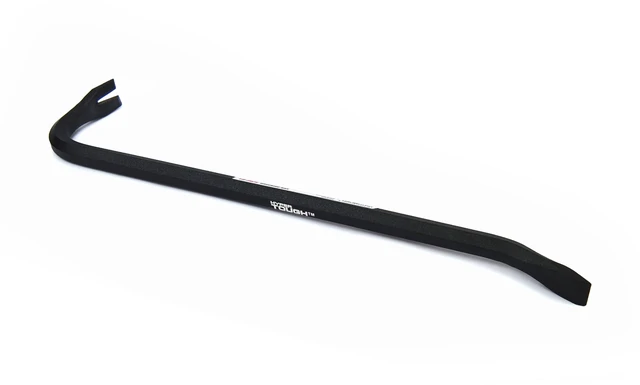 Alt view image 6 of 6 - Hyper Tough 18-Inch Wrecking Bar with Nail Puller and Crowbar Tool