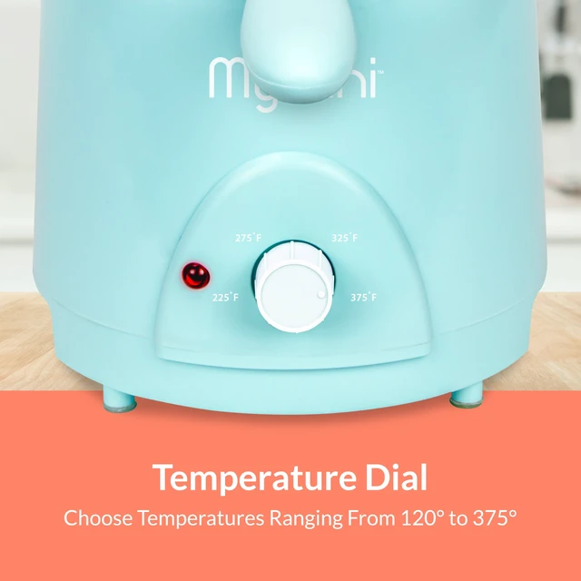 Alt view image 4 of 6 - MyMini 1.5 qt Electric Deep Fryer, 700 watts, Aqua