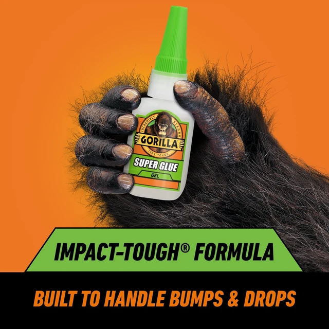 Alt view image 2 of 5 - Gorilla Glue Super Glue Gel (15g) Clear Color, Pack of 1
